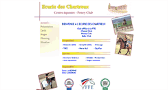 Desktop Screenshot of ecuriedeschartreux.com